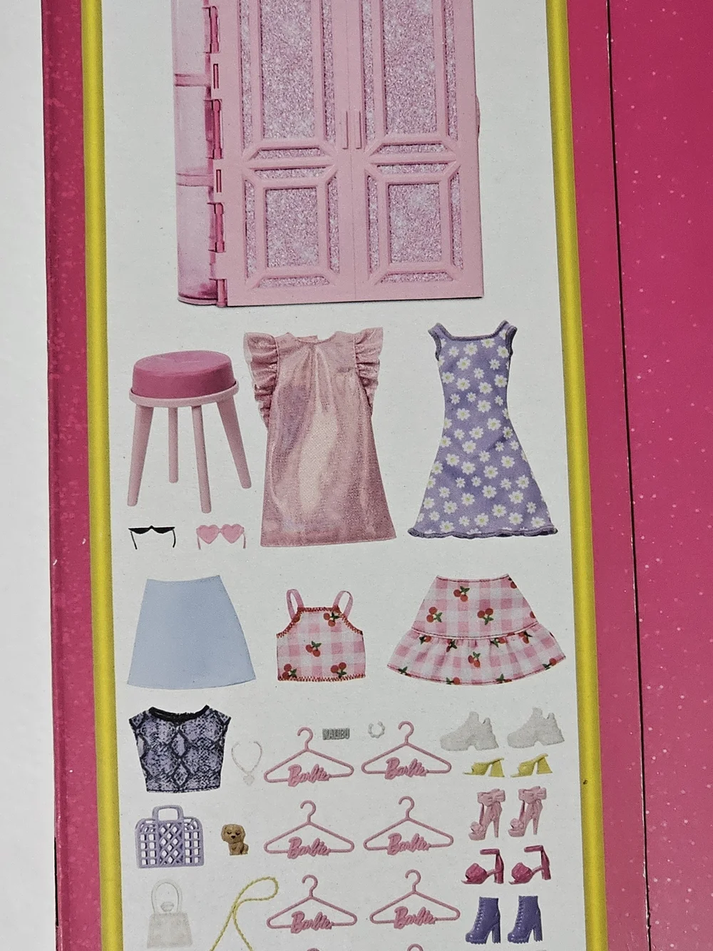 Barbie Pink Dream Closet Playset with Accessories